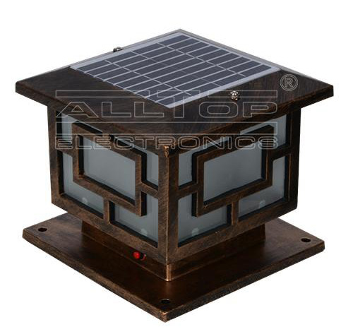 Solar pillar light
