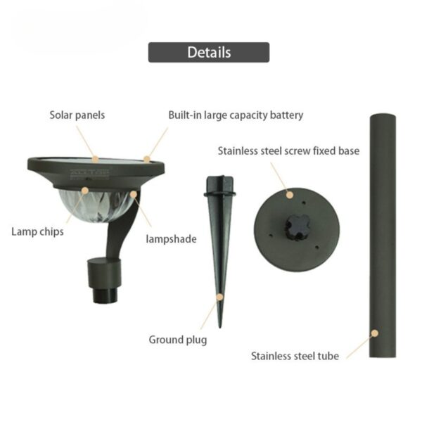2W Solar LED Garden Light - Image 3